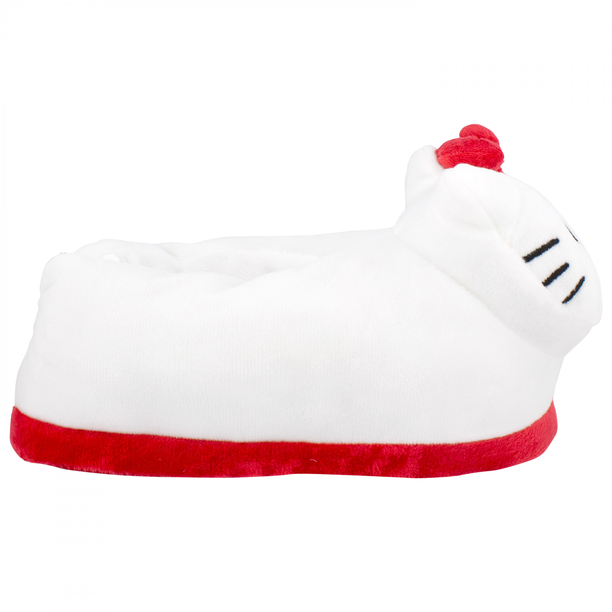 Hello Kitty 3D Plush Face Women's Slippers